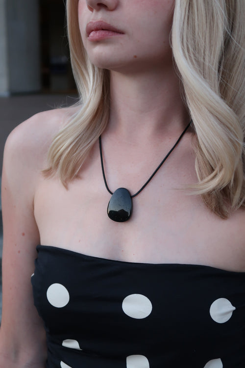 The Solitaire in Black Tourmaline
