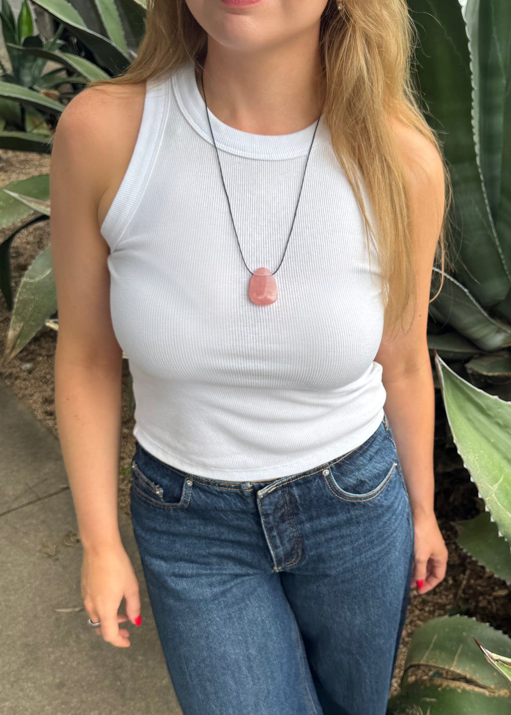 The Solitaire in Rose Quartz